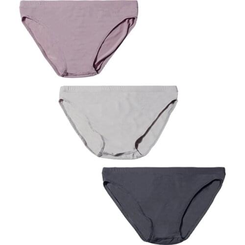 3PCS Lot Men Underwear Briefs Set Modal Sexy Briefs Mens Panties Solid Soft Man Underpants Free Shipping Mens Swimming Trunks