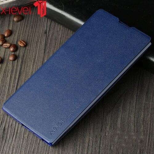 X-level Leather Case For Samsung Galaxy Note 10 Plus Ultra Thin Stand Back Phone Cover For Samsung Note 10 Case
