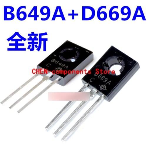 10pcs brand new D669A B649A 2SD669A 2SB649A TO-126 Audio tube