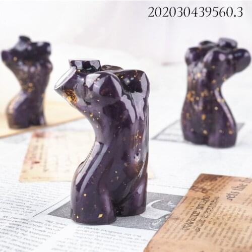 2020 New DIY Crystal Epoxy Resin Mold Model Body Mirror Silicone Mold For Resin