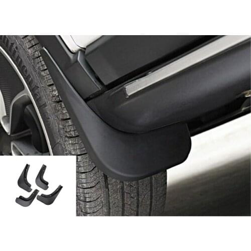 Black ABS Plastics Car Mud Flaps Splash Guard Trim For Jeep Compass 2017-2019 car modification