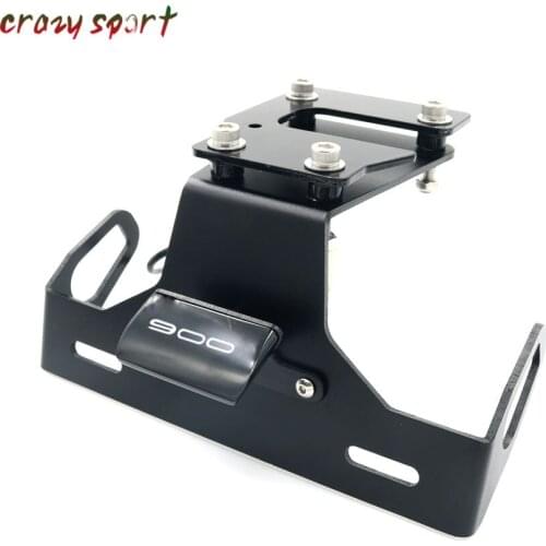 License Plate Holder Tail Fender Eliminator For KAWASAKI Z900 Z 900 2017-2020 2019 2018 Registration Bracket LED Light