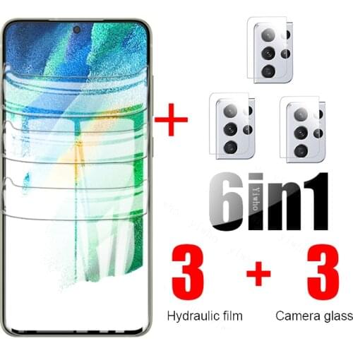 S21 FE Hydrogel Film For Samsung Galaxy S21 Ultra S20 FE Plus S20Ultra S21+ Screen Protector For Samsung S 20 21 5g Camera Glass