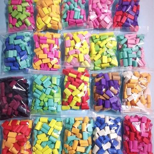 Hot Sale mix Slime Mud Filler Clay Decoration Craft Sponge Strip Foam Beads Kids Toys Christmas Gifts Slime Accessories