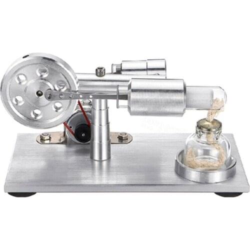 Hot Air Stirling Engine Experiment Model Power Generator Motor Educational Physic Steam Power Toy Design Gifts