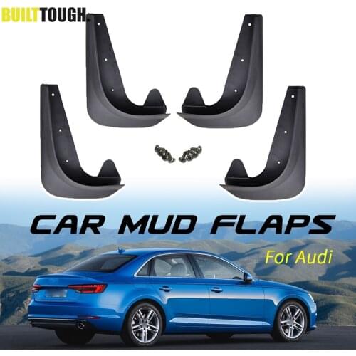 Set Mudflaps Mud Flaps Splash Guards Mudguards For Audi A1 8X GB A2 8Z A3 S3 8L 8P 8V A6 S6 C4 4A C5 4B C6 4F C7 4G C8 4K Avant