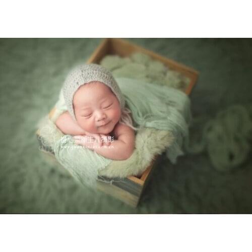 Newborn Baby Photography Hand Dyed Strong Cheesecloth Wrap Photo Props Wrap Baby stretch Jersey wrap Newborn swaddle blanket