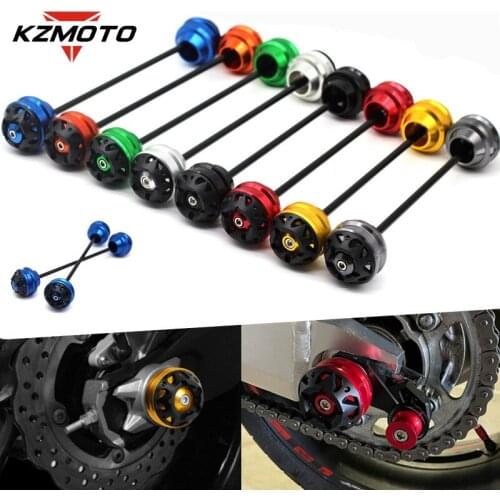 Motorcycle CNC Front Rear Fork Wheel Crash Pads Frame Sliders Falling Protection For Ducati Monster 1000 MONSTER 1000 2003-2010