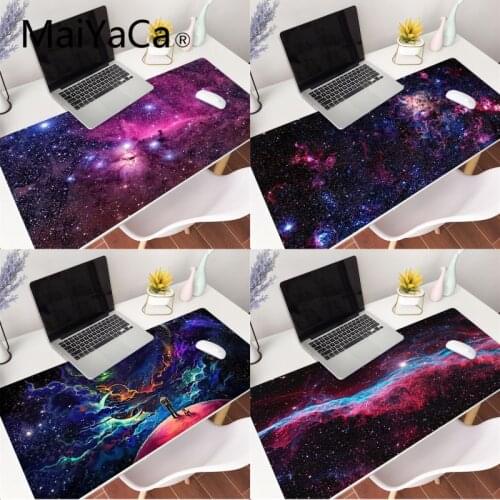 Space Sci Fi mousepad 900x400x5mm Cloud gaming mouse pad gamer mat computer desk padmouse keyboard Colorful locrkand play mats
