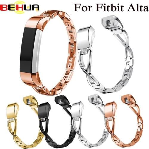 Replacement Watch Band Strap For Fitbit Alta HR for Fitbit Alta Watchband with Rhinestones Correas de reloj Bracelet Accessories
