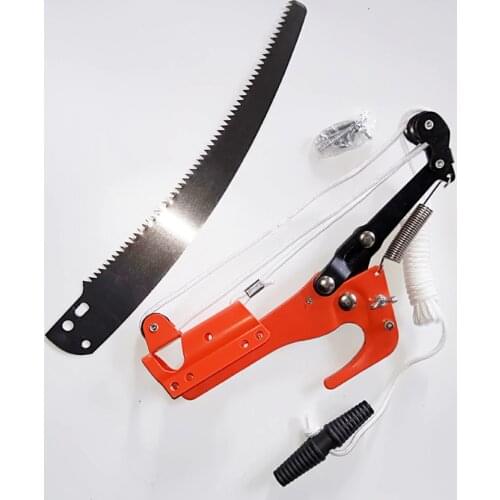 High-Altitude Extension Lopper Branch Scissors with Rope Fruit Tree Pruning Saw Cutter Garden Trees Pruning Shears Trimmer Tool