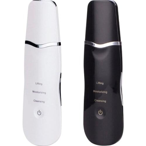 Ultrasonic Skin Scrubber Deep Cleaning Electric Face Scrubber Vibrating Facial Cleansing Skin Spatula Peeling Beauty Device