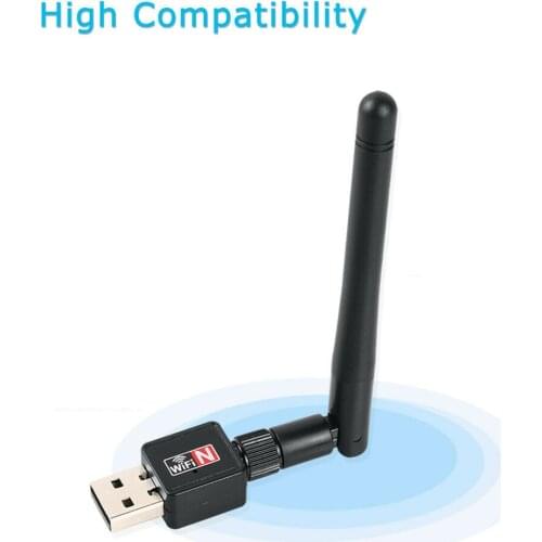 USB WiFi Receiver Adapter MT7601 Lan Wireless Network Card PC Laptop 150Mbps 2.4Ghz Antenna External WiFi Receiver