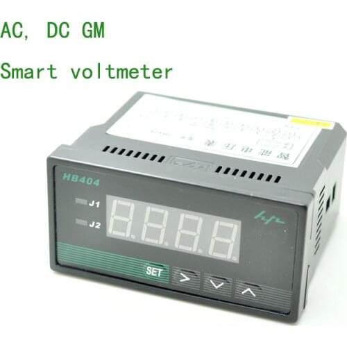 High-precision digital voltmeter can switch the range of digital voltage display AC and DC universal Compatible Input: Dc/ac