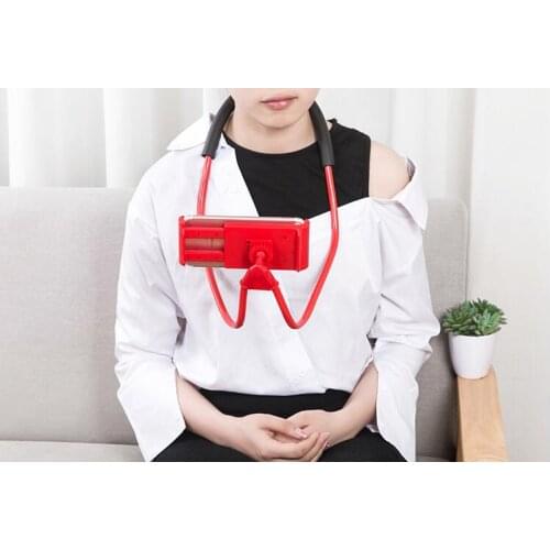 1PC Long Arm Lazy Phone Holder Mobile Phone Flexible Bed Desk Table Stand Holder Clip Bracket Storage Rack Hanging Neck NX 042