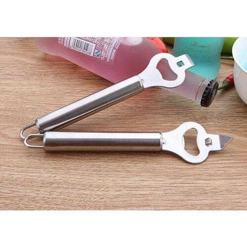 1PC New 2 in 1 Can Opener Stainless Steel Manual Can Opener Bottle Opener Easy Can Opener KX 251