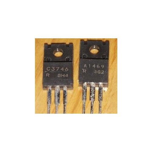 10pcs 5pairs 2SA1469 2SC3746 (5PCS A1469 + 5PCS C3746) PNP New Original