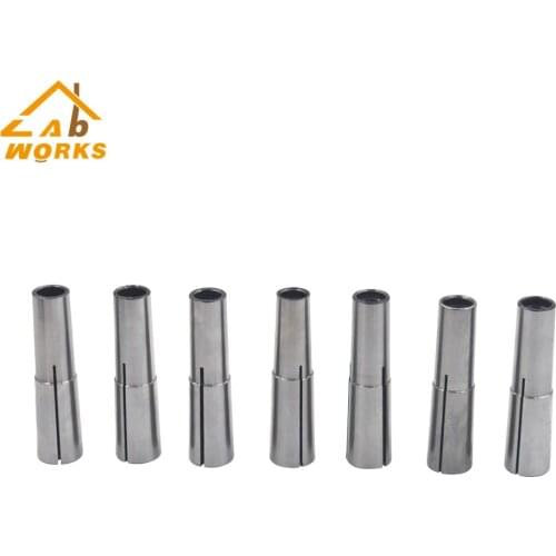 2MT Round Chuck Morse Taper #2 Collet 7 Pc Set 1/8" - 1/2" MT2 3/16 1/4 3/8 USA