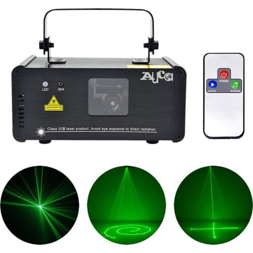 50mW Green Beam Scanner Lights DMX Sound Laser Auto Remote Light For Bar DJ Disco Party Stage Effect Projector Luce Lighting