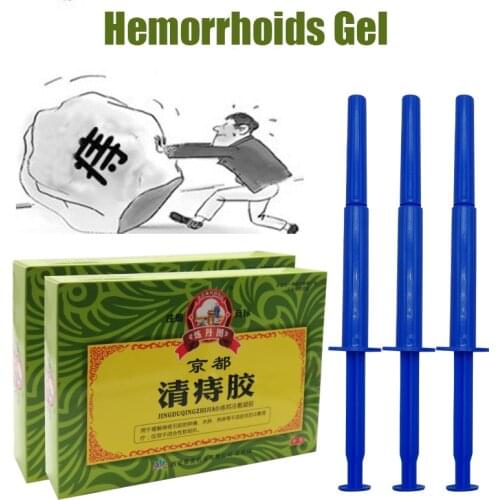 6PCS Clear Hemorrhoid Glue Relief Hemorrhoids Pain Hemorrhoids Swelling Exteral Transparent Gel for Anus Hemorrhoid Glue