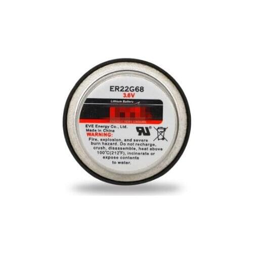 2PCS ER22G68 lithium Asian round coin type 3.6V tire pressure monitoring battery car four wheel positioning instrument