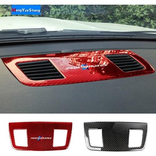 Car Interior Carbon Fiber Dashboard Speaker Panel Decoration Auto Styling Stickers Decoration For BMW E90 3 Series Accessories