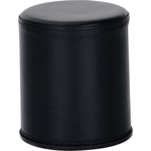 Bar Leather Black Dice Cup Dicebox Without Tray Or Dice