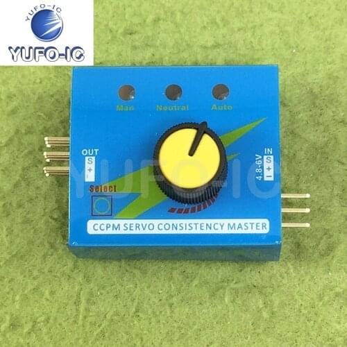 Free Ship 1PCS Steering Engine Tester Electric Adjustment Tester Three-Speed Indicator Light Steering Gear Accessories