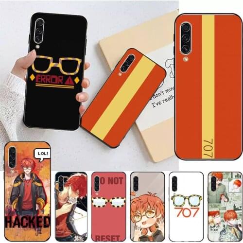 707 Mystic Messenger Pattern Phone Case For Samsung A40 A31 A50 A51 A71 A20E A20S S8 S9 S10 S20 Plus note 20 ultra