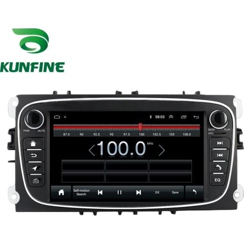 Quad Core Android 8.1 Car DVD GPS Navigation Player Deckless Car Stereo for Ford Focus Mondeo S-max 2007-2010 Headunit Radio