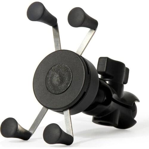 360 Degrees Rotation Motorcycle Mobile Phone Holder Mount Support for Motorcycle Moto 3.5-6 inch Cell Phone GPS