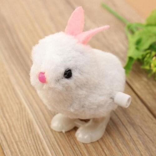 Baby Kids Toddler Funny Cartoon Rabbit Animal Clockwork Wind Up Play Toy Gift