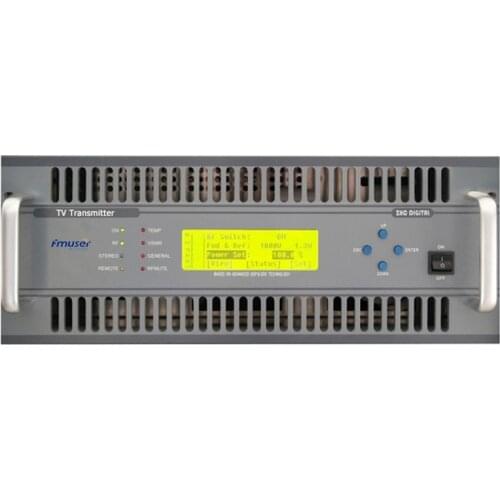 FMUSER FU-518A 1000W 1KW Analog VHF UHF TV Transmitter 4U Compact Size For Television Station Channel