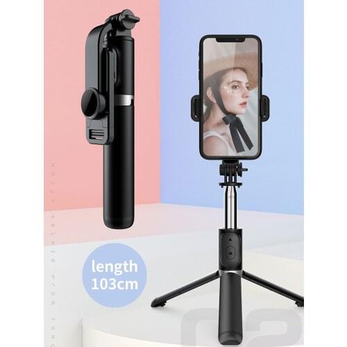 Portable Bluetooth Selfie Stick With Fill Light Handheld Horizontal And Vertical Shooting Invisible Tripod Desktop Live Bracket