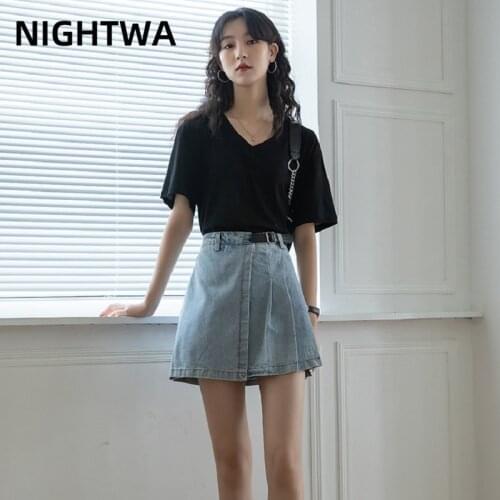 Женские плиссированные юбки NIGHTWA China At AliExpress