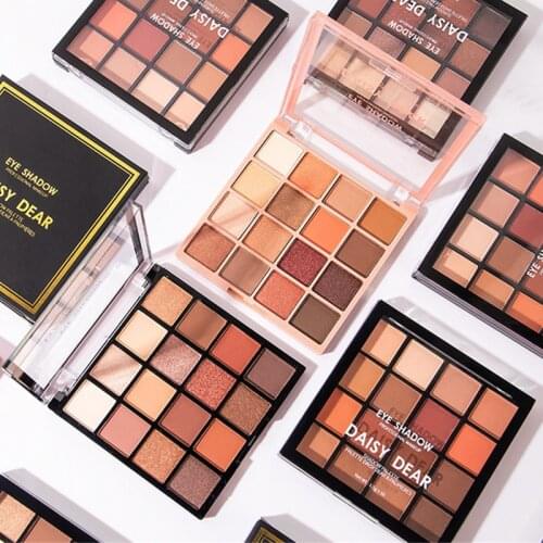 Beauty Glazed Eyeshadow Palette Colorful Shadows Pallet Glitter Highlighter Shimmer Make Up Pigment Matte Eye Shadow Cosmetics