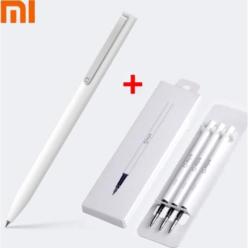 Original Xiaomi Mijia Sign Pens Signing Pens PREMEC Smooth 9.5mm Switzerland Refill MiKuni Japan Ink add Mijia Pens Black Refill