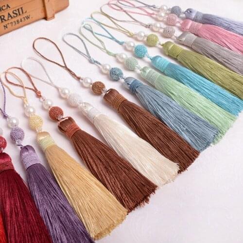 DIY Apparel Sewing Solid Embroidery thread Decorative Small Hanging Ball Curtain Accessories Tassel Fringe 10pc/lot