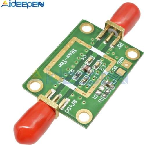 RF Biaser Bias Tee Wideband Frequency 10MHz-6GHz 6000MHz for HAM radio RTL SDR LNA Low Noise Amplifier Board