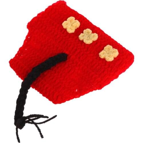 W3JF 2Pcs/set Newborn Baby Girls Boys Crochet Knit Costume Photography Prop Outfits