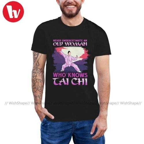Women Cartoon T Shirt Funny Women Tai Chi T-Shirt Martial Arts Graphic Gift T-Shirt Fun Print Tee Shirt Tshirt