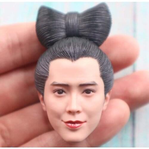 1/6 Scale Joey Wong Head Sculpt A Chinese Ghost Story Bowknot Hair Head Played Model Toy for 12in Phicen Doll
