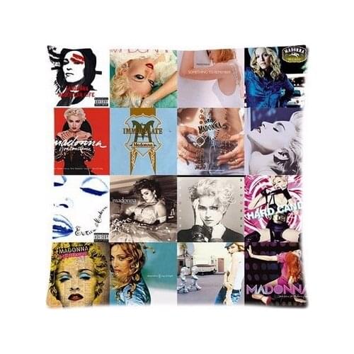1 PC Free Shipping Sexy Singer Dancer Madonna Ciccone Custom Colorful Pattern Unique Nice Gift Pillow Cover Square Pillowcases