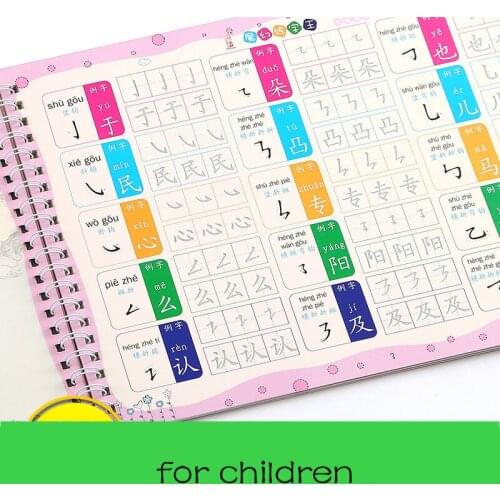 3pcs English Copybook Chinese Calligraphy Arabic Numerals English Calligraphy Copybook Children Groove Design Practice Copybooks