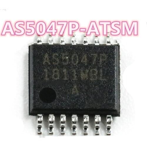 5piece/LOT AS5047P-ATSM AS5047P TSSOP14 Magnetic Encoder Chip IC Free shipping