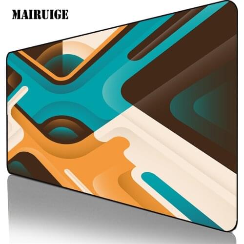 Distorted Abstract Art Large Mouse Pad PC Laptop Desk Mat Gaming Room Accessories Gamer Mousepad Keyboard Mat Cartoons Mouse Pad