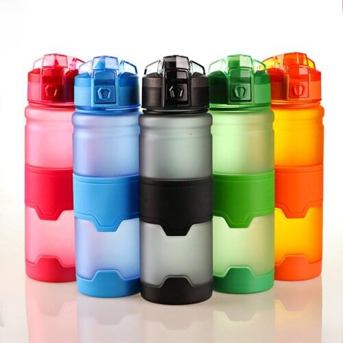 Water Bottle Sport Drinking Shaker Drink Portable Tritan Material Outdoor Travel Camping Hiking Motion Leakproof Drinkware Cups