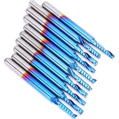 Dremel Accessories Spiral Mill Bit CNC Router Kit Carbide Tungsten Steel End Milling Hardware Tool 3.175 x 17mm Power Tool