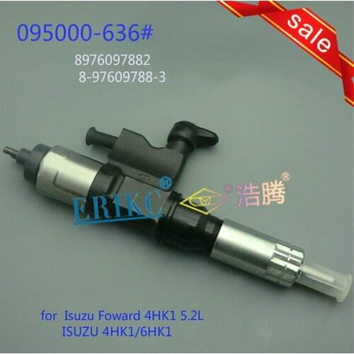 ERIKC Hot!auto Diesel Part Injector 095000-6364(8-97609788-#), 0950006365 Fuel Injector Seals 095000 636