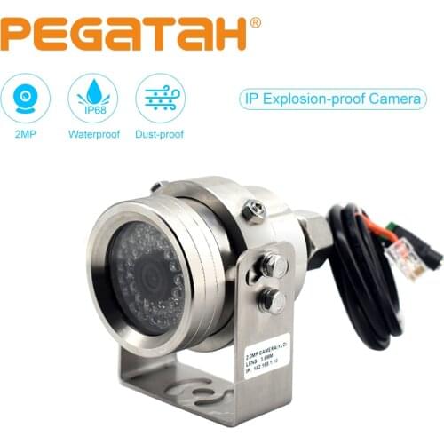 1080P IP Camera Explosion-proof CCTV camera 3MP IP68 HiSilicon Video Surveillance Security Camera 304 Stainless Steel cctv camer